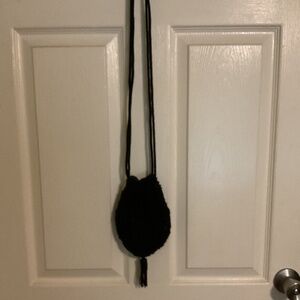 Vintage Beaded Black Genie Brand Evening Bag